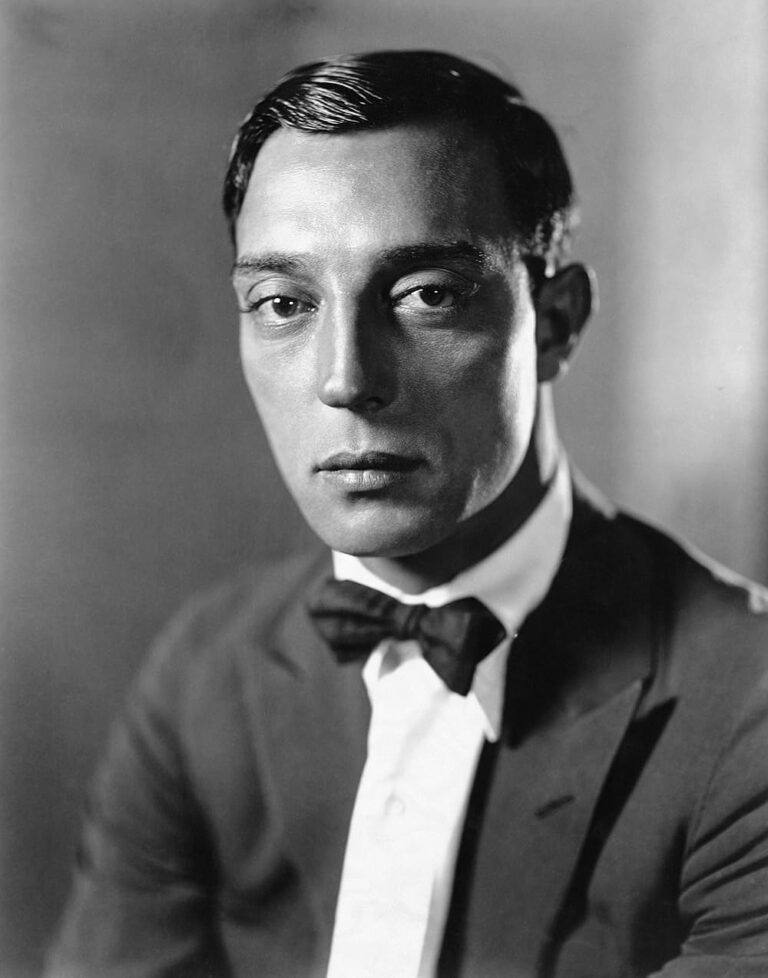 Silent film star Buster Keaton