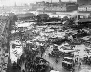 Aftermath of the Great Molasses Flood of 1919