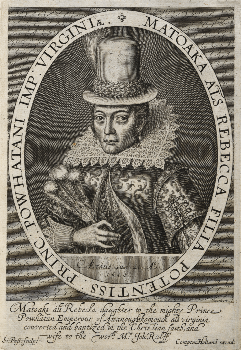 Portrait of Pocahontas