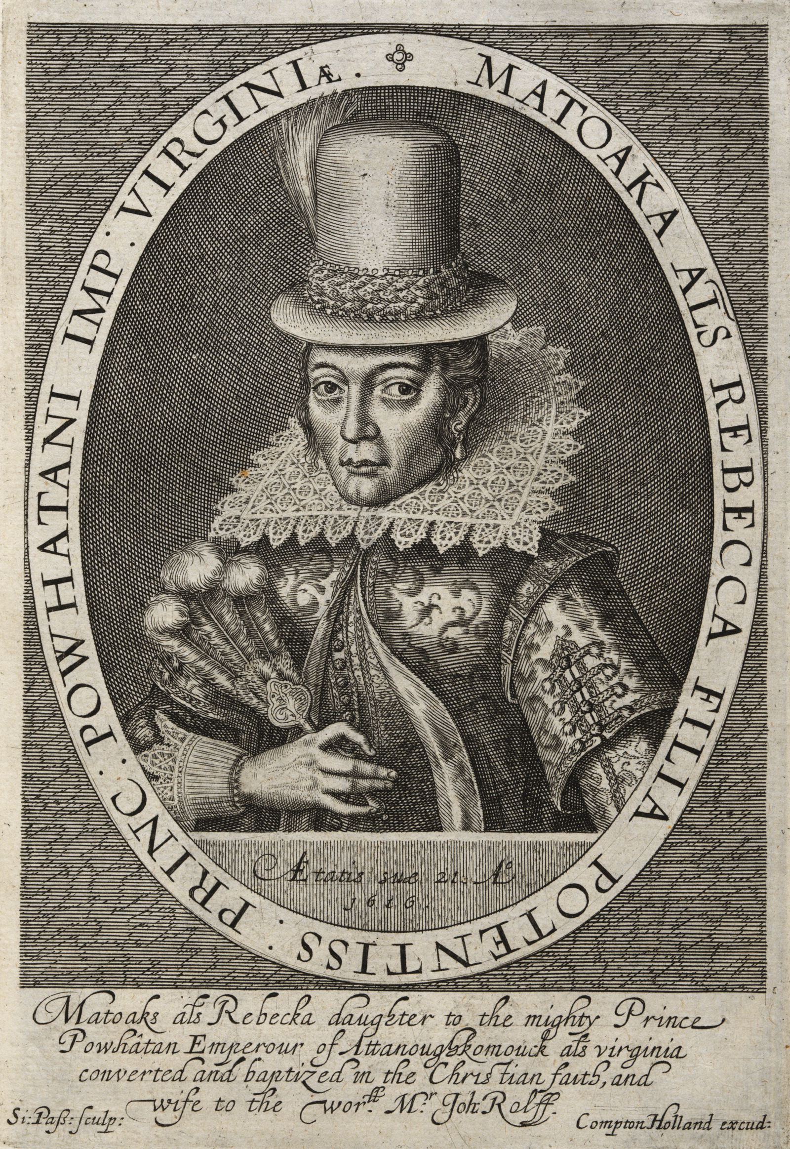 Portrait of Pocahontas