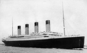 The RMS Titanic ocean liner